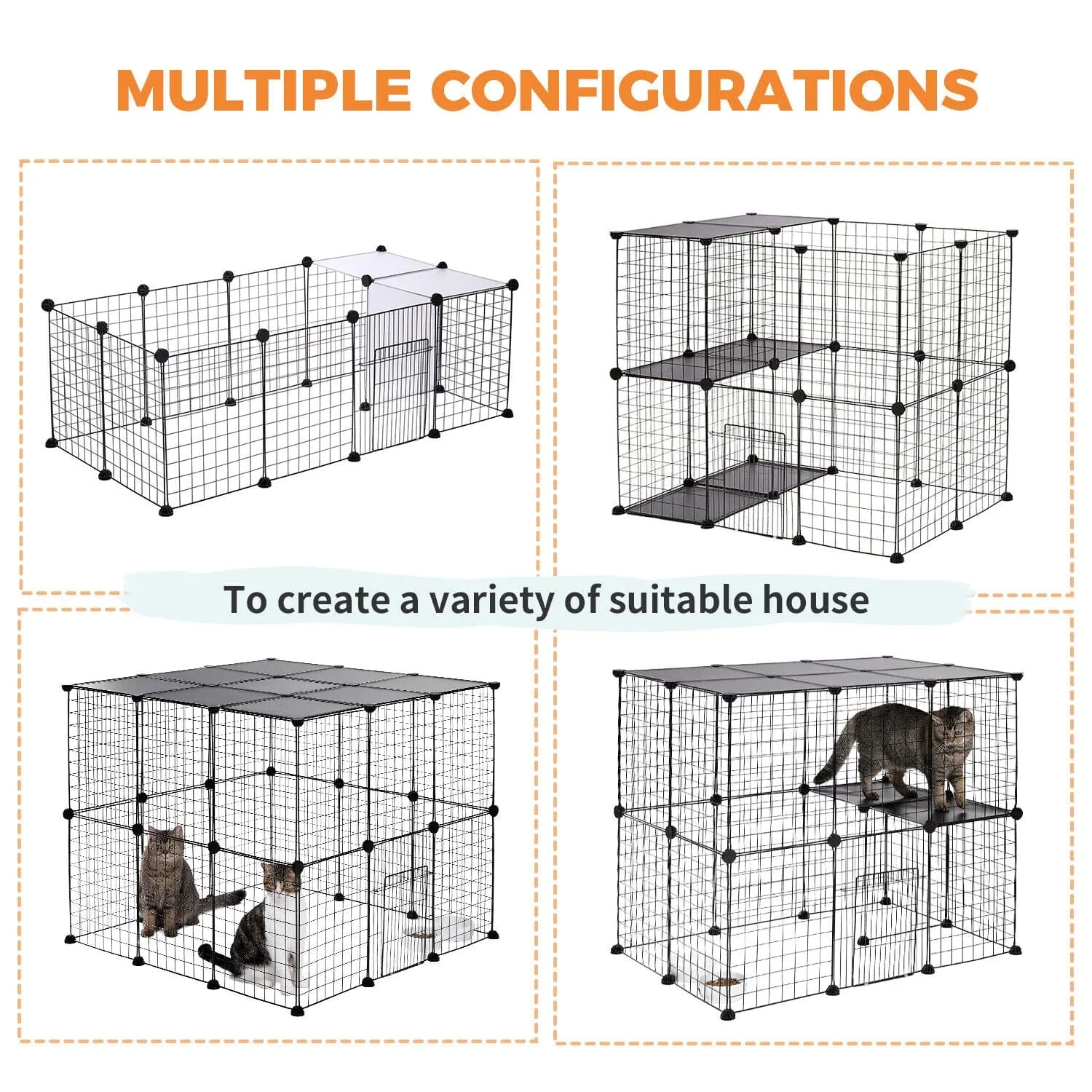 15 Piece Multi Configure Pet Playpen