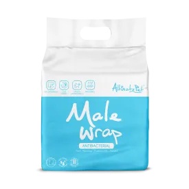 Altimate Pet Antibacterial Disposable Male Wraps (5 Sizes)