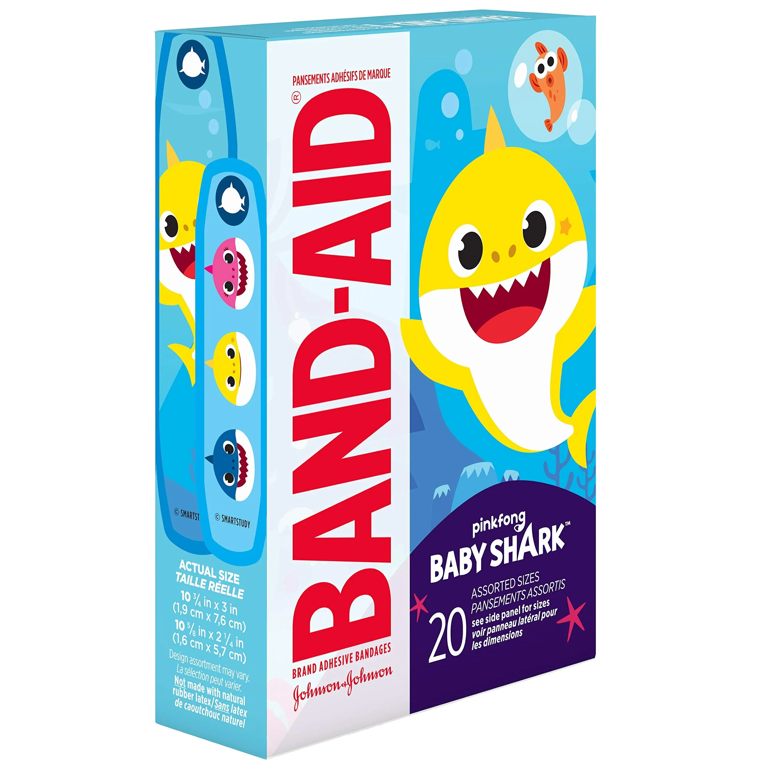 Band-Aid Brand Adhesive Bandages Baby Shark 20CT