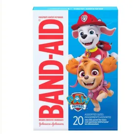 BAND-AID Brand Adhesive Bandages, featuring Paw Patrol