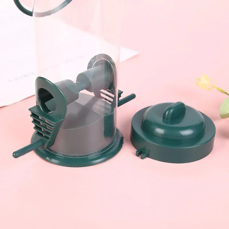 Bird Feeder Outdoor Hanging Food Dispenser Multiple Holes Automatic Feeding Tool for Flying Animals