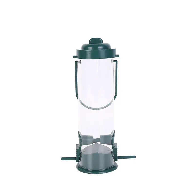 Bird Feeder Outdoor Hanging Food Dispenser Multiple Holes Automatic Feeding Tool for Flying Animals