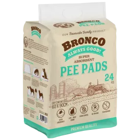 Bronco Super Absorbent Pee Pads 24pcs (60 x 90cm)
