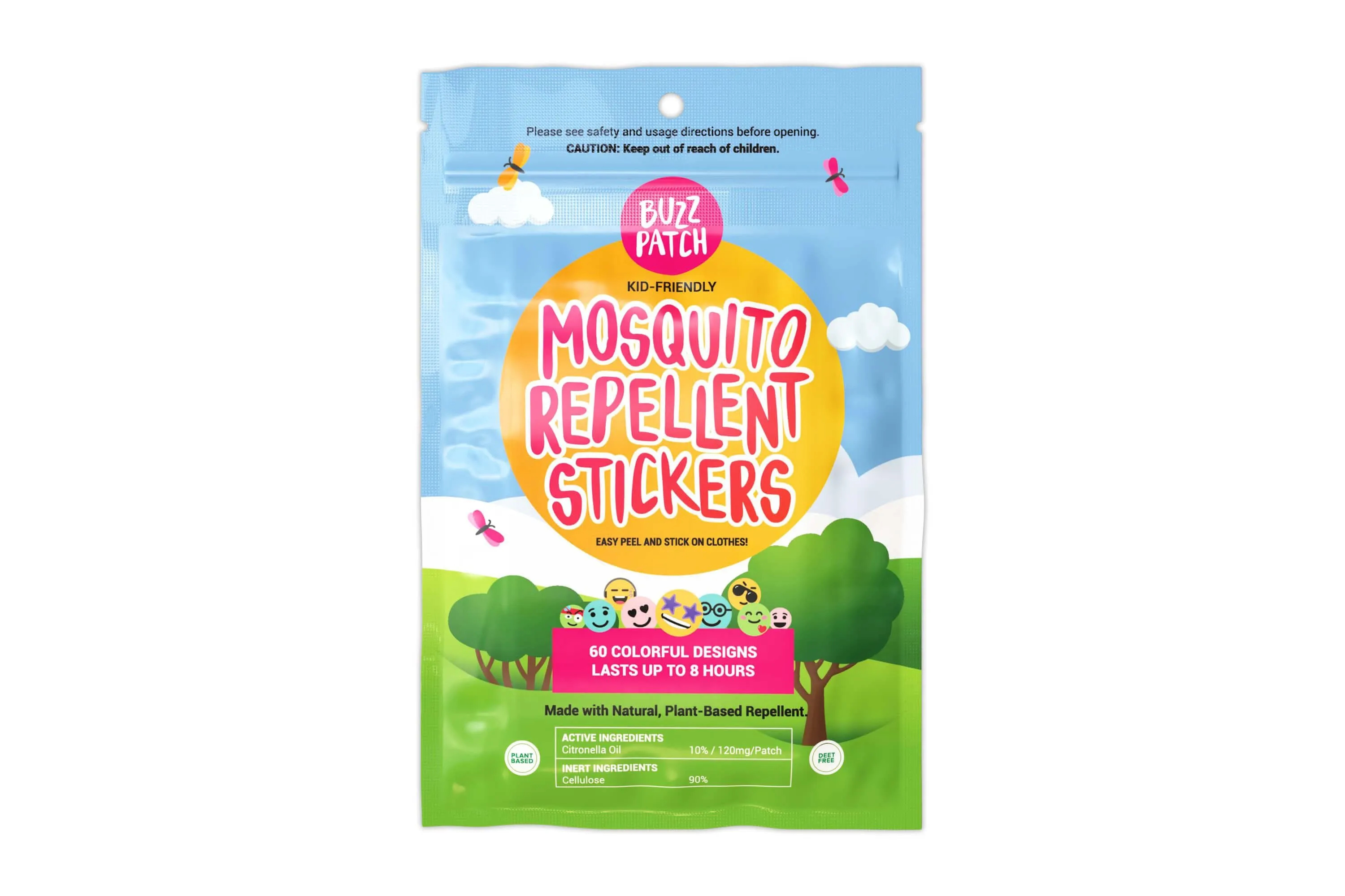 BuzzPatch Mosquito Repellent Patches - AU