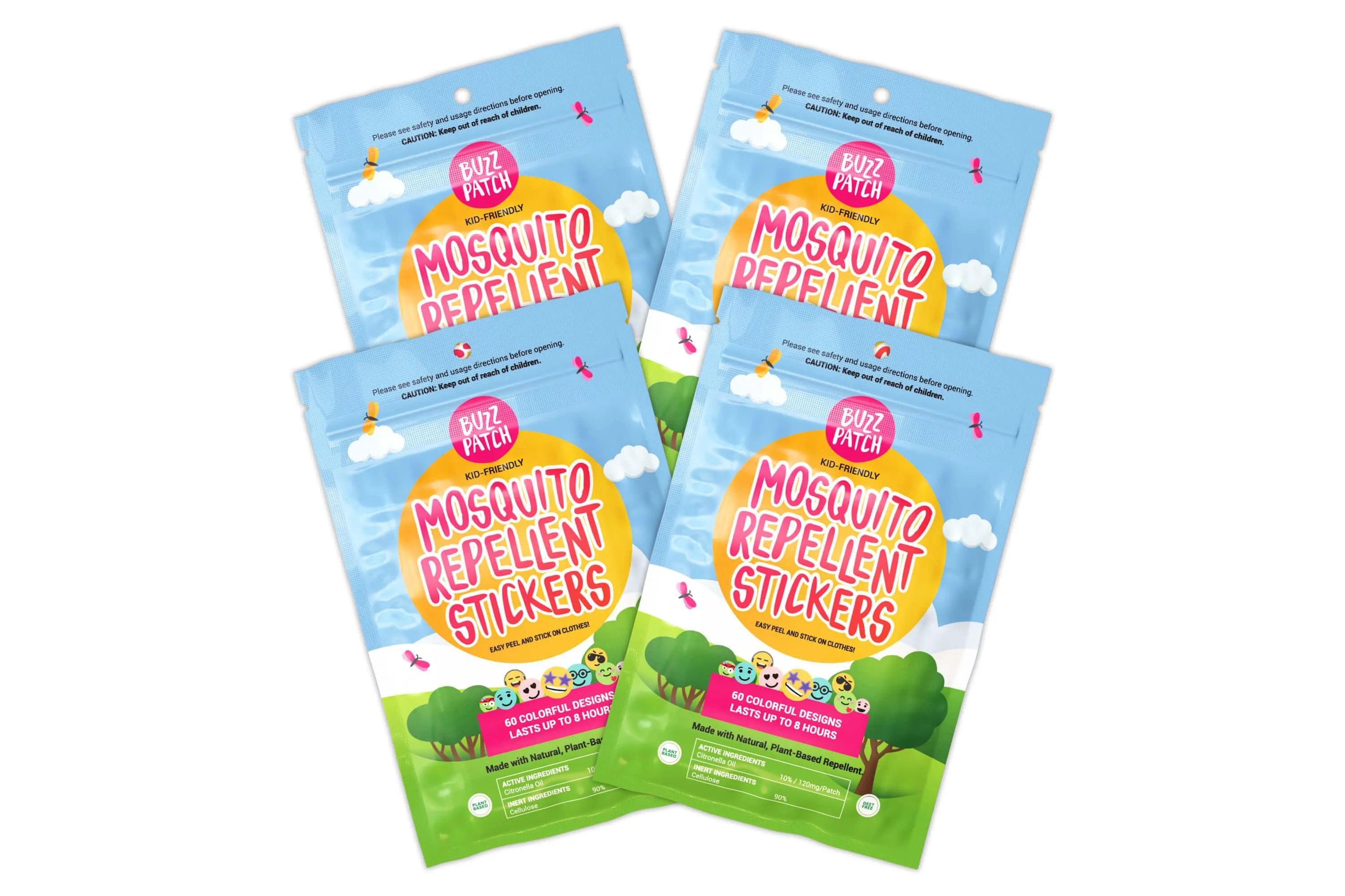 BuzzPatch Mosquito Repellent Patches - AU
