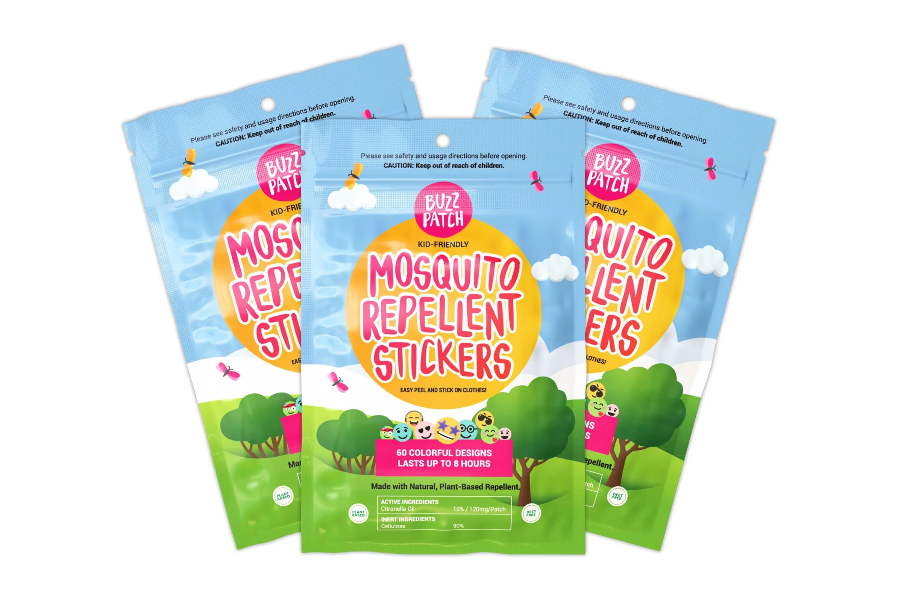 BuzzPatch Mosquito Repellent Patches - AU