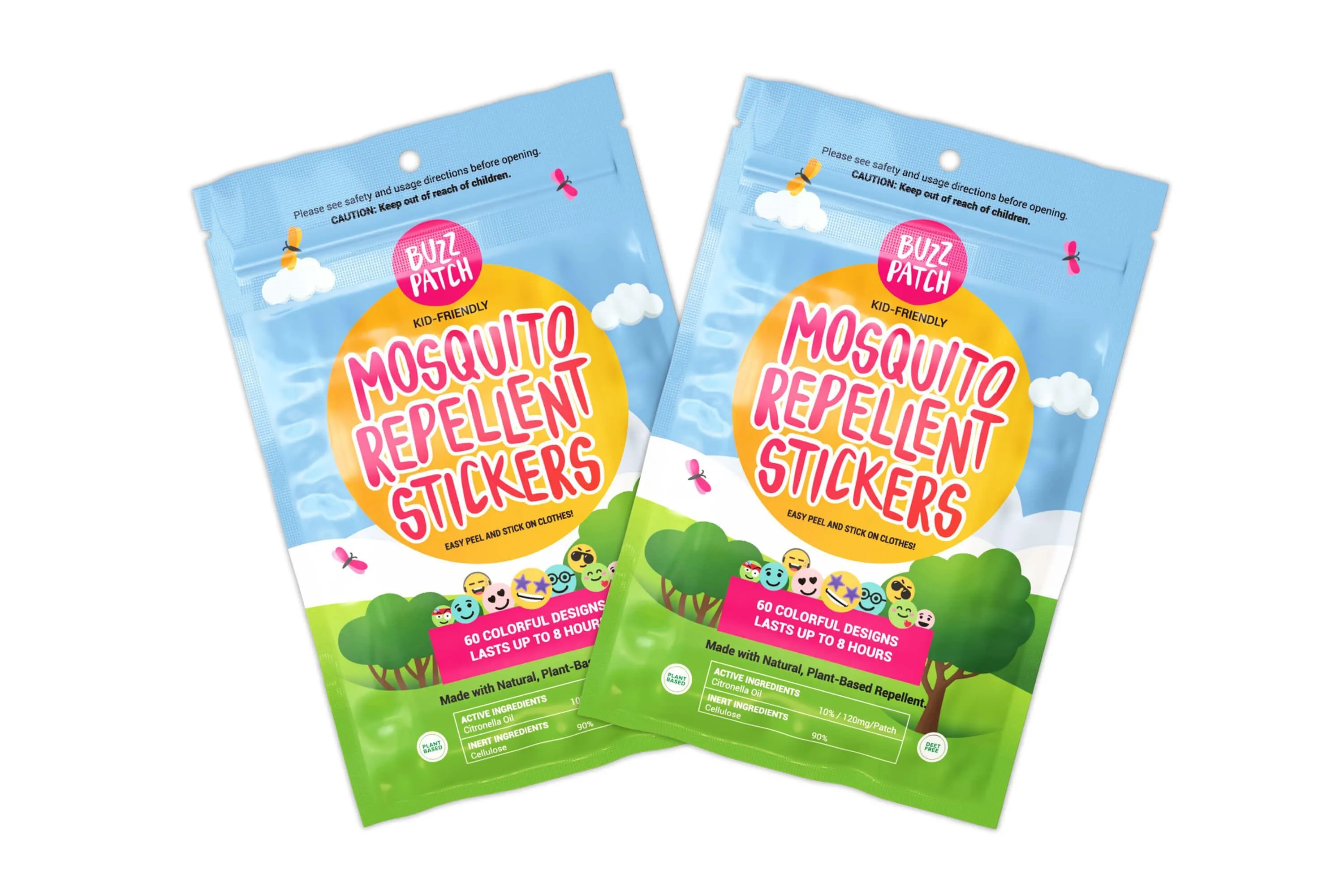BuzzPatch Mosquito Repellent Patches - AU