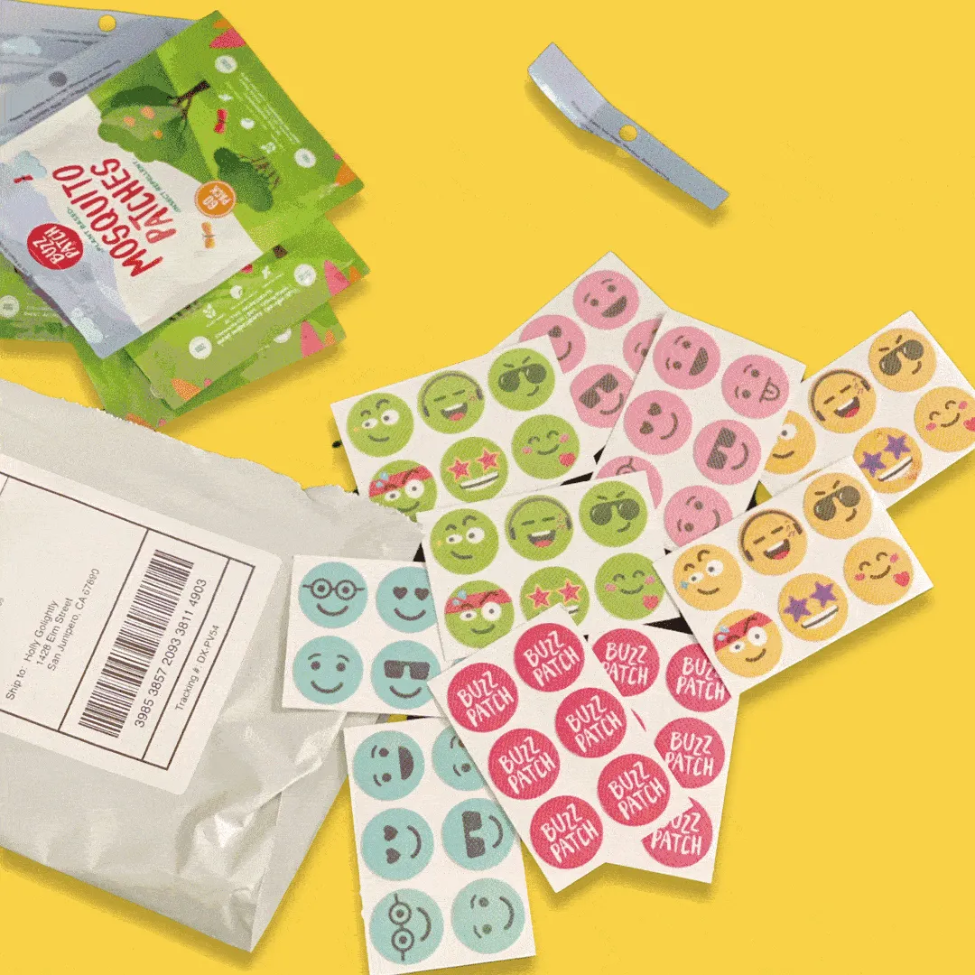 BuzzPatch Mosquito Repellent Patches - AU