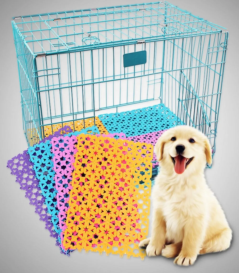 Colourful Dog Cage Mats