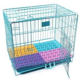 Colourful Dog Cage Mats