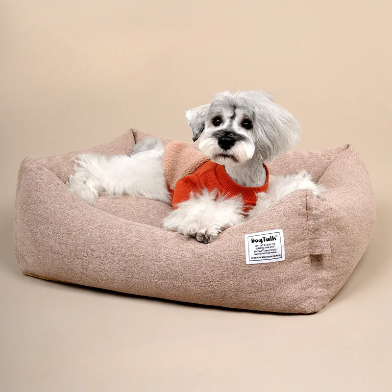 ComfyCarry Portable Bolster Washable Dog Bed