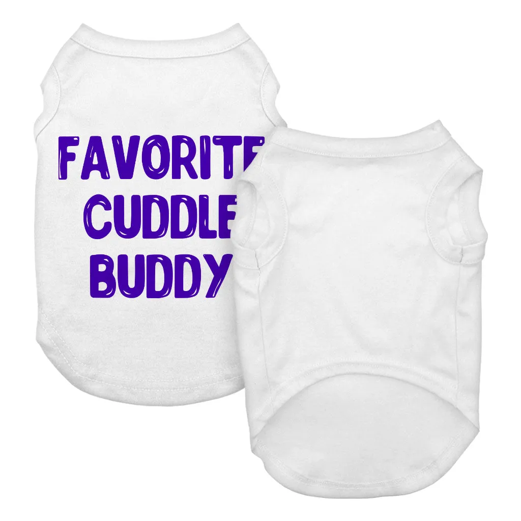 Cuddle Buddy Dog Tank - Kawaii Dog T-Shirt - Cool Design Dog Clothing