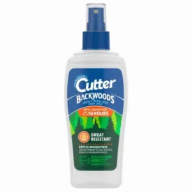 Cutter HG-96284 6 oz Bottle of Pump Spray Backwoods Insect Repellent - Quantity of 12