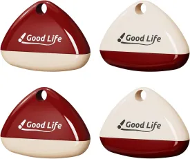 Mesen Good Life Lint Roller, 4 Pcs Portable Mini Washable Lint Roller, Sturdy Reusable Lint Roller, Reusable Washable Lint Roller Pet Hair Remover, for Removing Pet Hair & Snack Crumbs from Clothes