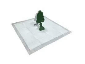 PEE PEE TREE TRAINING PADS- 15 PCS WHITE & GREEN