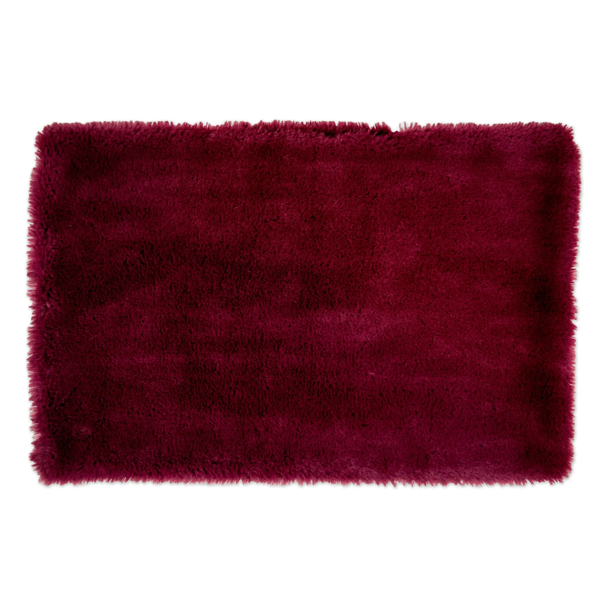 Pet Crate Liner, Faux Fur, Cranberry, XX-Large - 27x48"