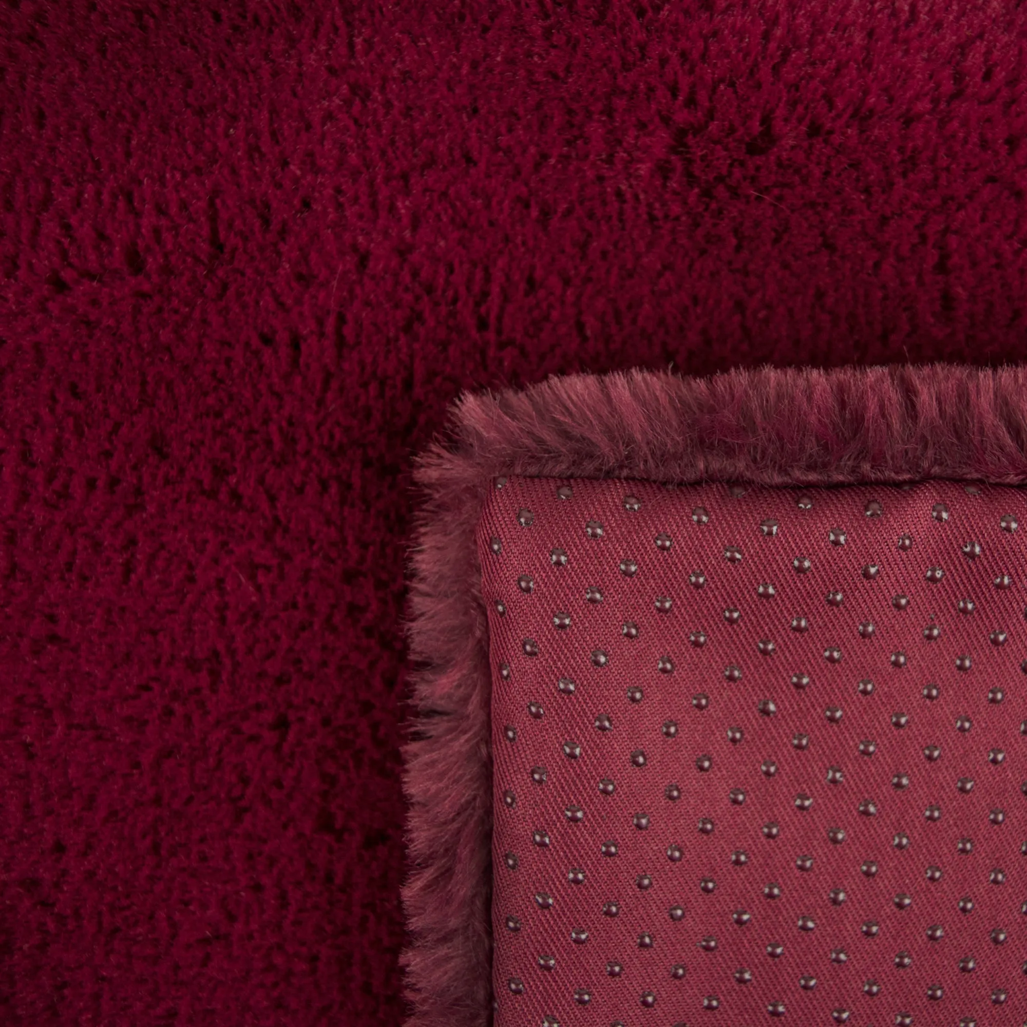 Pet Crate Liner, Faux Fur, Cranberry, XX-Large - 27x48"