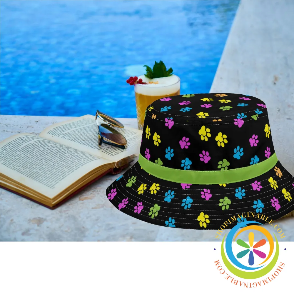 Pet Lover Paws Bucket Hat
