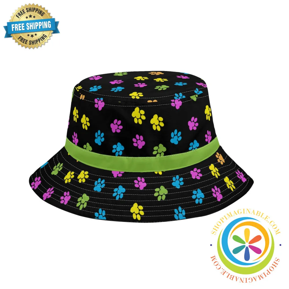 Pet Lover Paws Bucket Hat