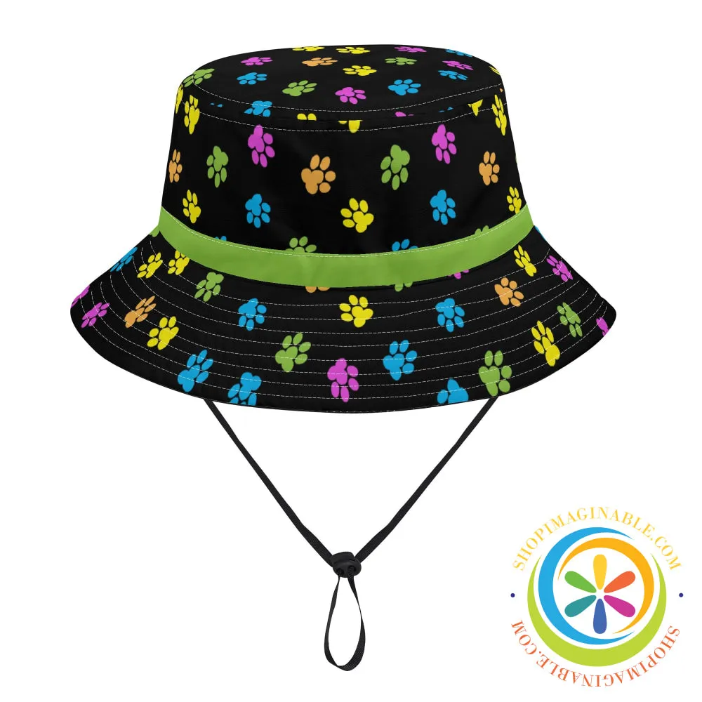 Pet Lover Paws Bucket Hat