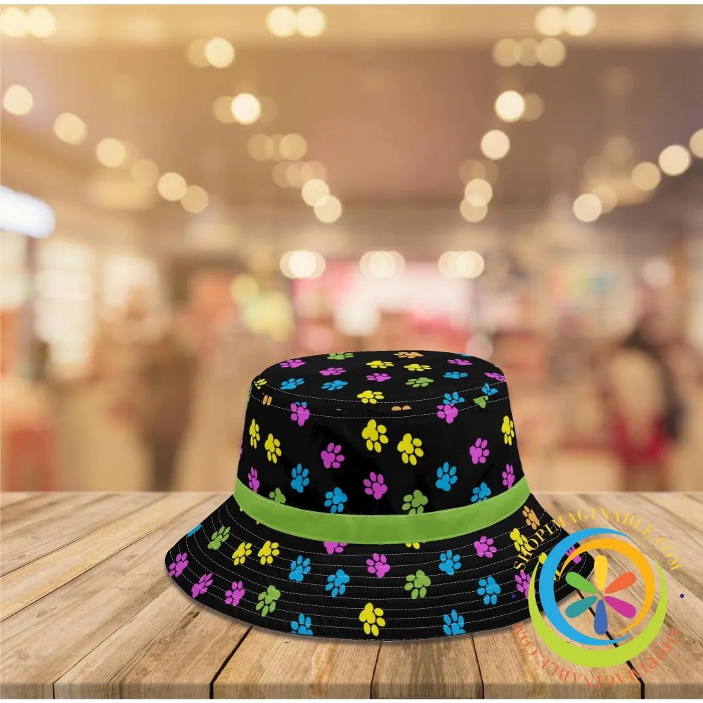 Pet Lover Paws Bucket Hat