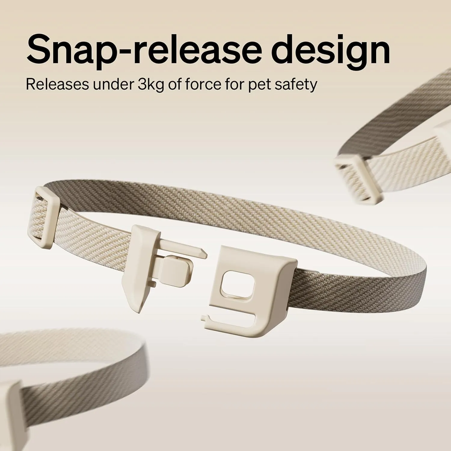 PETLIBRO RFID Collar Tag for Smart App Monitoring Cat Water Fountain PLWF305 and One RFID Automatic Cat Feeder PLAF301, Lightweight and Compact Tag with Snap Release Design