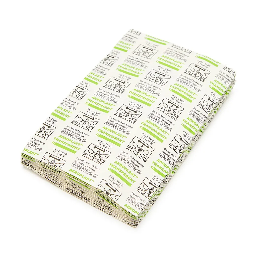 Plastic Dressing Strips Transparent Latex Free 7.5cm x 2.5cm (100)