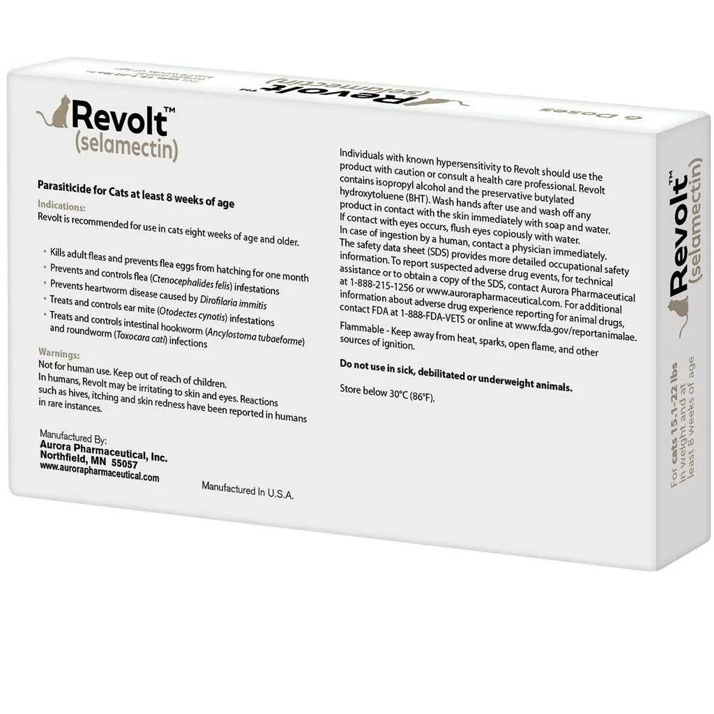 Revolt Topical Solution for Cats 15.1-22 lbs (Taupe Box)