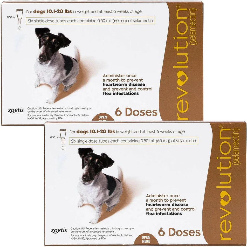 Revolution for Dogs 10.1-20 lbs