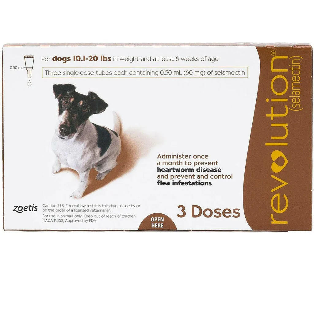 Revolution for Dogs 10.1-20 lbs