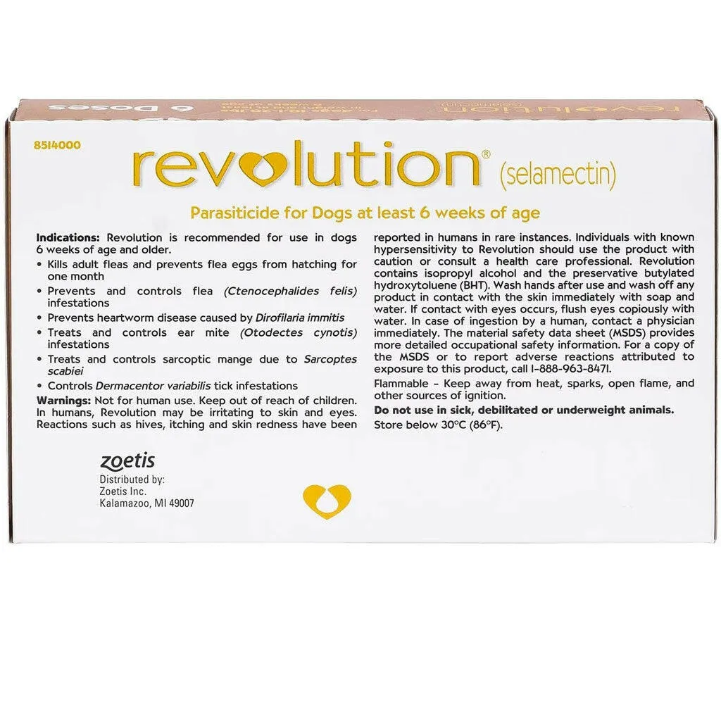 Revolution for Dogs 10.1-20 lbs