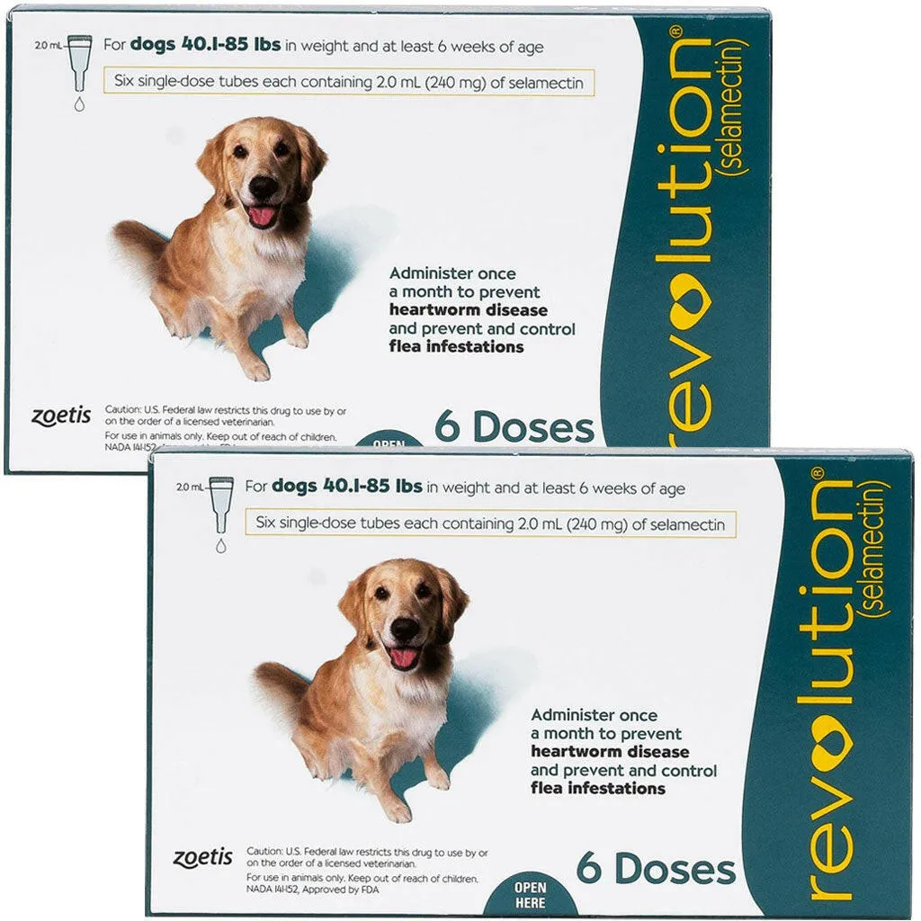 Revolution for Dogs 40.1-85 lbs
