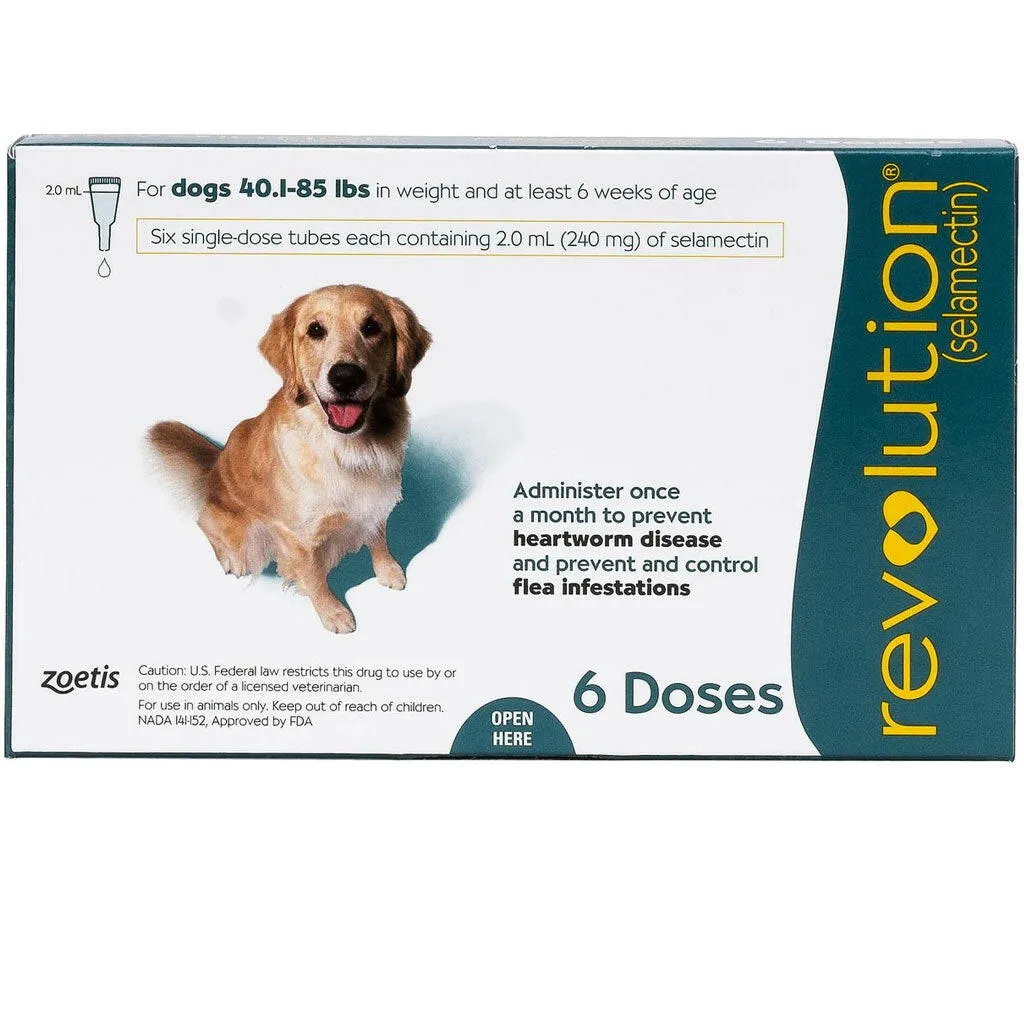 Revolution for Dogs 40.1-85 lbs