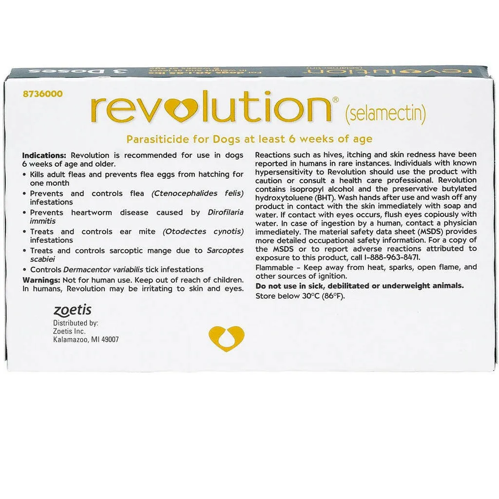 Revolution for Dogs 40.1-85 lbs