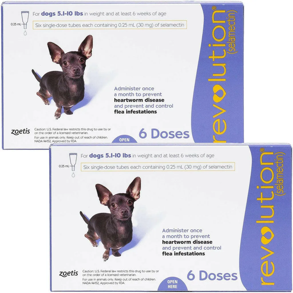 Revolution for Dogs 5.1-10 lbs