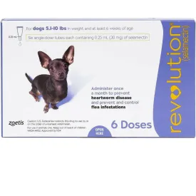Revolution for Dogs 5.1-10 lbs