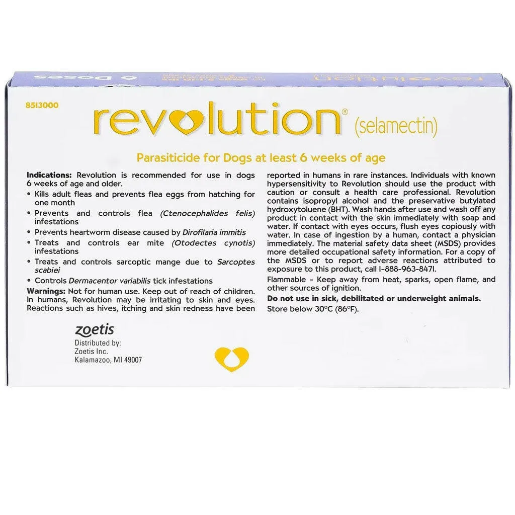 Revolution for Dogs 5.1-10 lbs