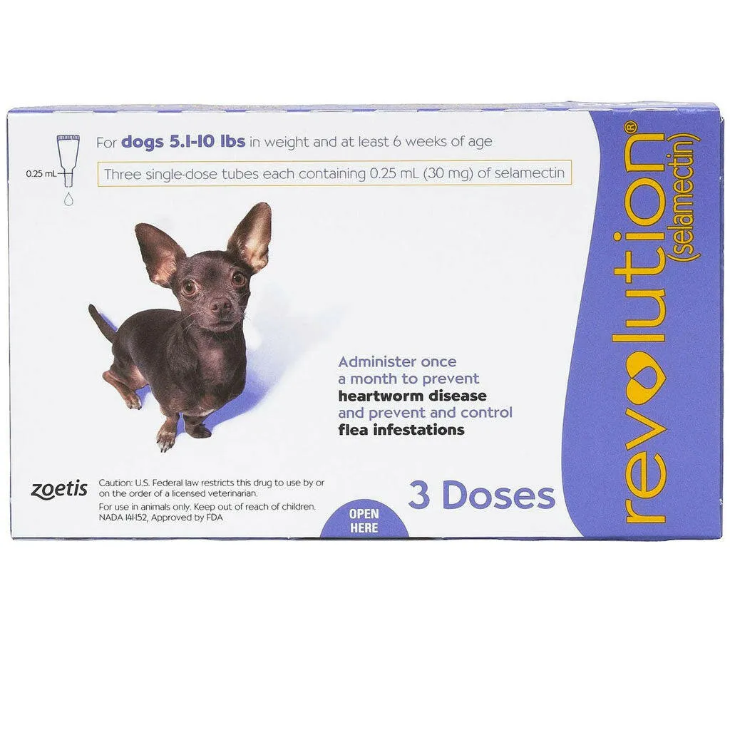 Revolution for Dogs 5.1-10 lbs