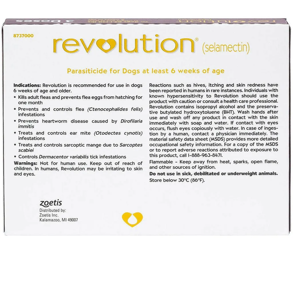 Revolution for Dogs 86-130 lbs