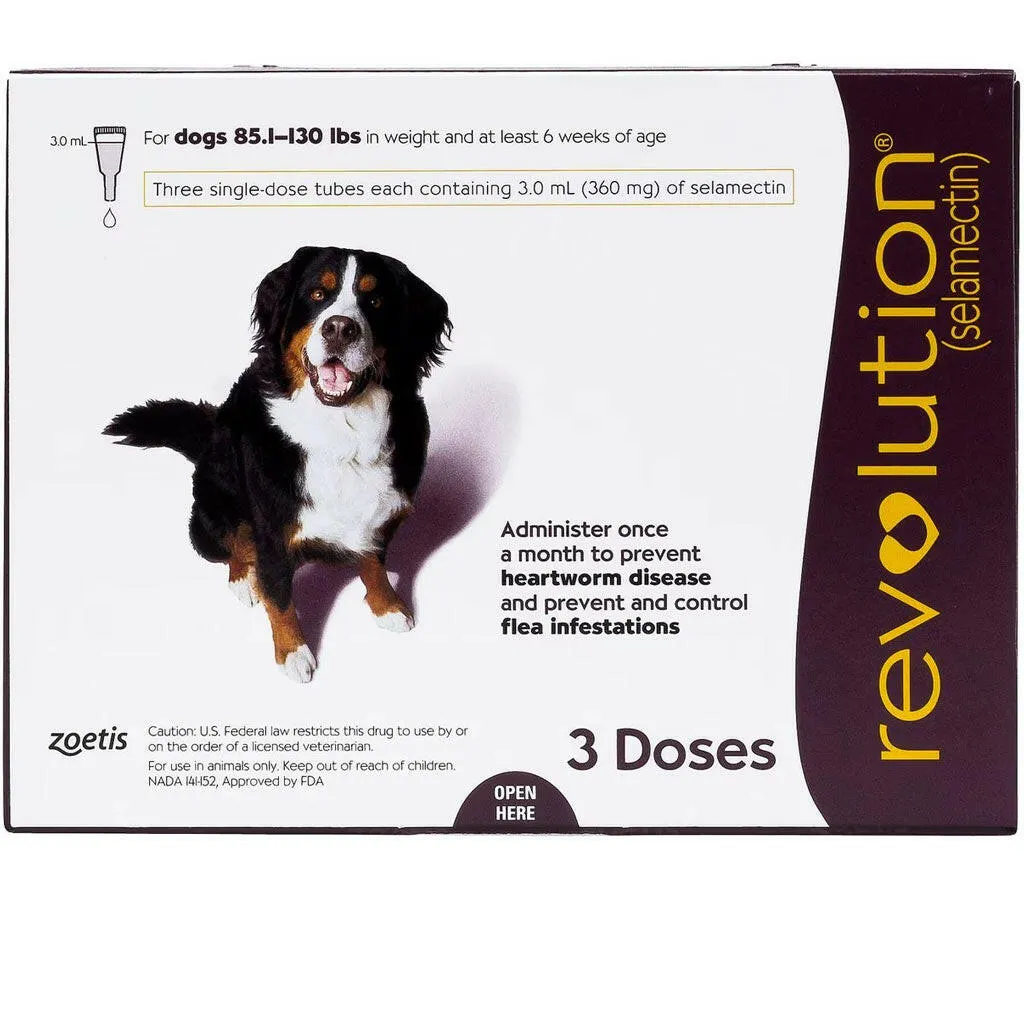 Revolution for Dogs 86-130 lbs