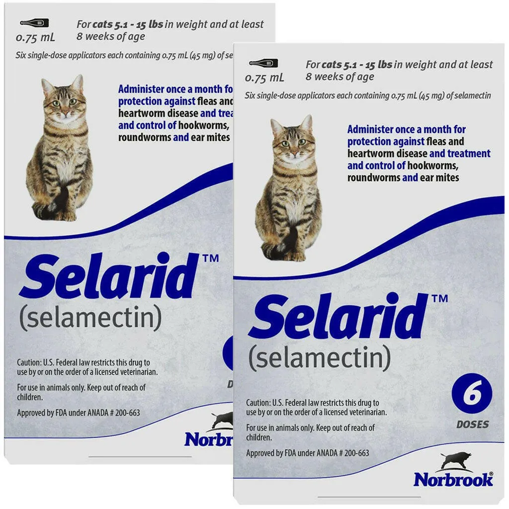 Selarid for Cats 5.1-15 lbs