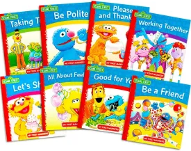 Sesame Street Elmo Manners Books for Kids Toddlers - Set of 8 Manners Books