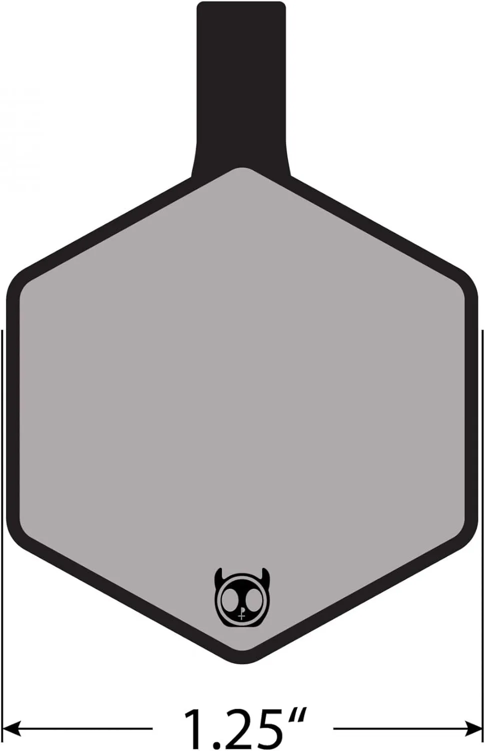 Silent Dog Tag Personalized with 5 Lines of Custom Deep Engraved Durable Soundless Silicone Pet ID Name Tag Hexagon Mountain Blue