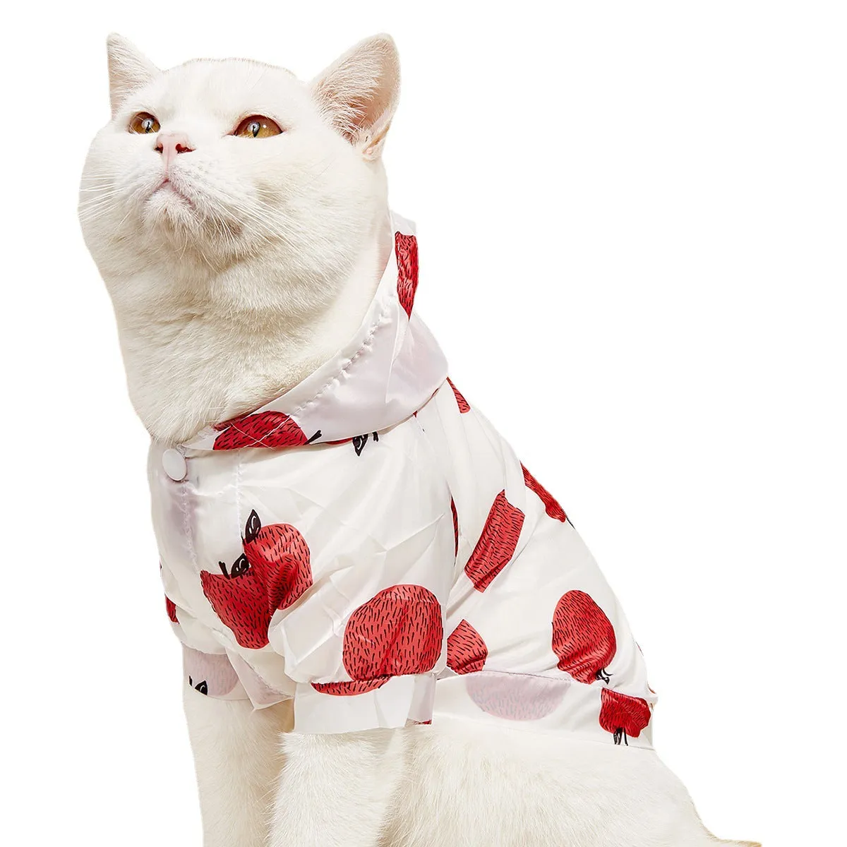 Thin Breathable Pet Shirt With Hood
