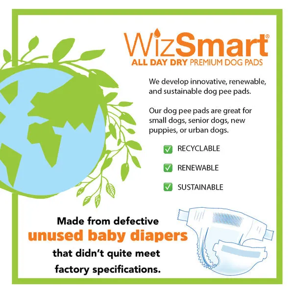 WizSmart Earth Friendly Ultra Dog Pads (8 cups) (30 Count)